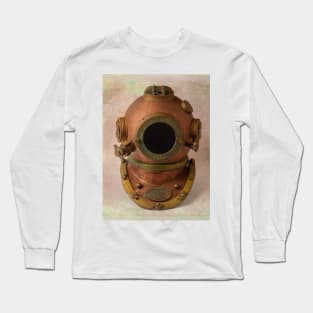 Copper Deep Sea Diving Helmet Long Sleeve T-Shirt